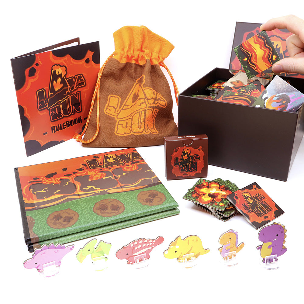 Lava Run + Dinosaur Crochet Kit Bundle