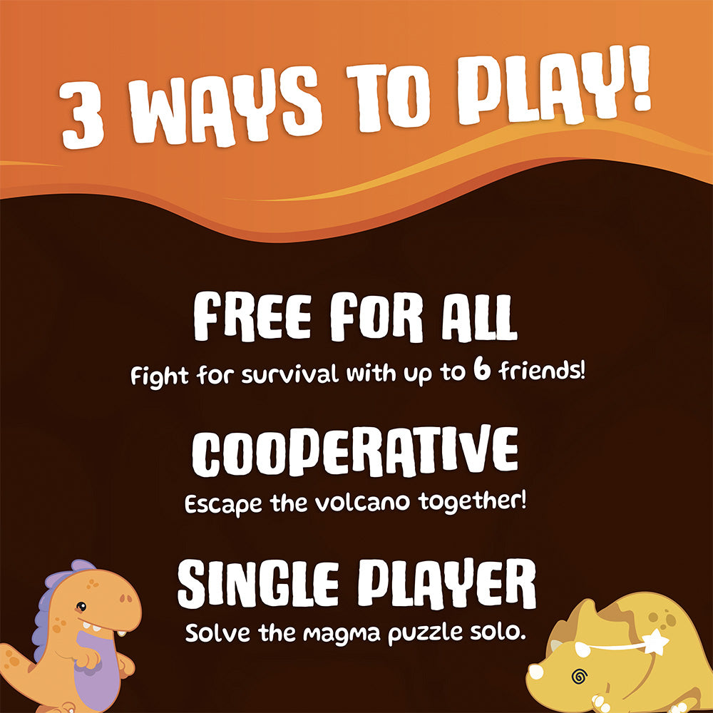 Lava Run + Dinosaur Crochet Kit Bundle