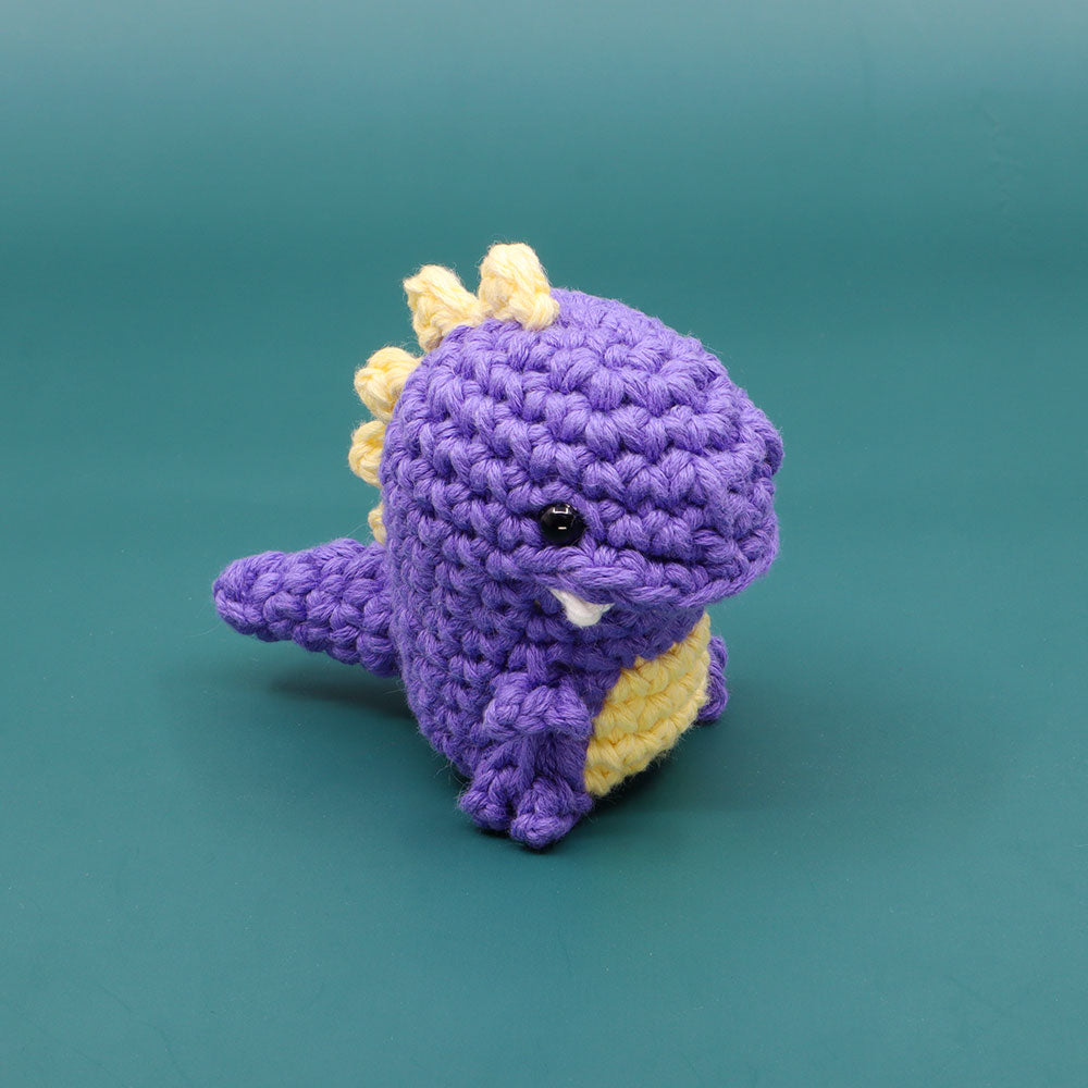 Lava Run + Dinosaur Crochet Kit Bundle