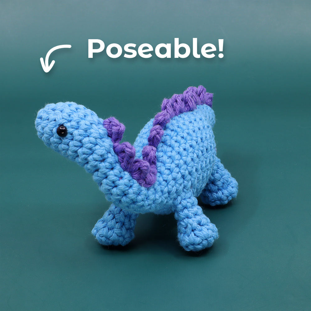 Dinosaur Bundle Amigurumi Crochet Kit